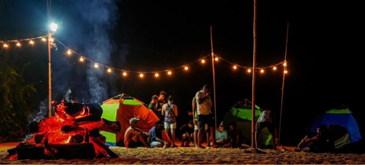 Camping Under Stars