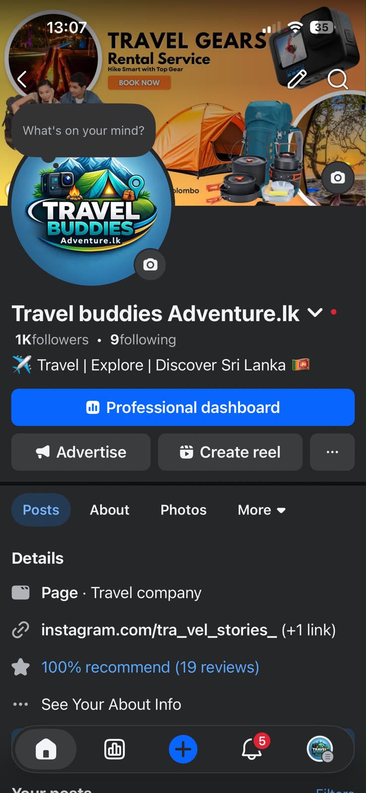 Facebook — Travel Buddies